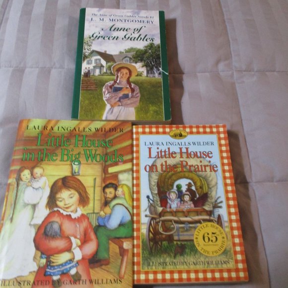 Lot of 5 Paperback Books Anne of Green Gables & Little House On The Prairie - Picture 3 of 3
